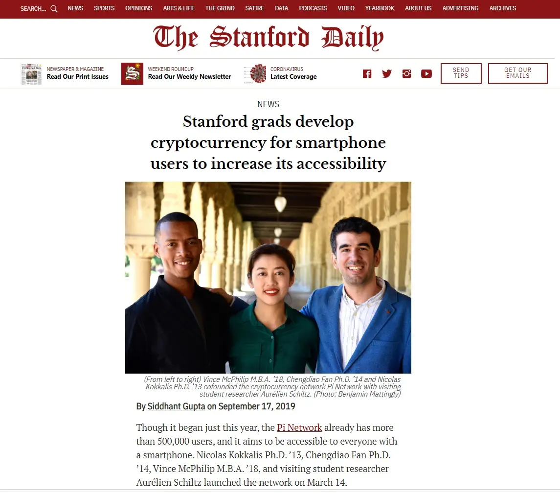 Pi Network Stanford University