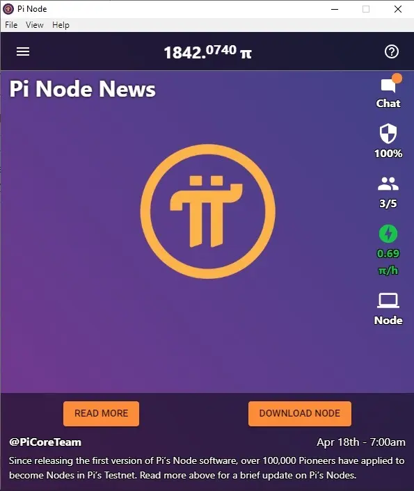 Pi Mobile wallet