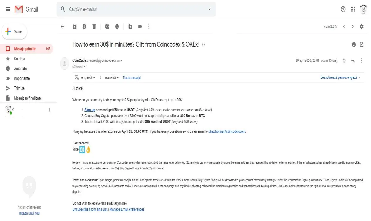 mail coincodex