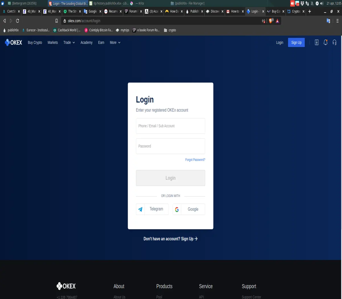 okex login