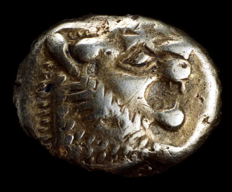 the electrum lion coins