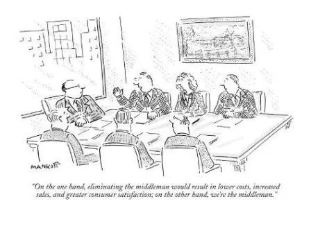The Way Banks Think? (cartoon by HenryKotula.com)
