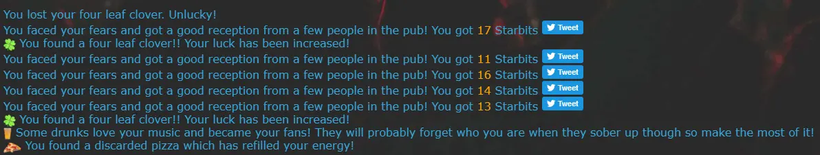 Event log
