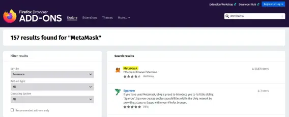 metamask firefox