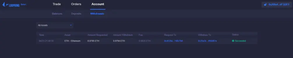 withdraw