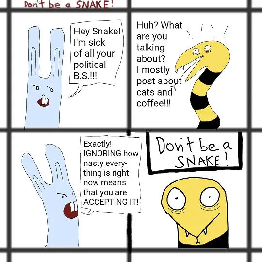 Don't Be a Snake by RFY
