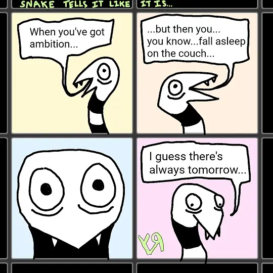 Snake Tells It Like It Is... by RFY