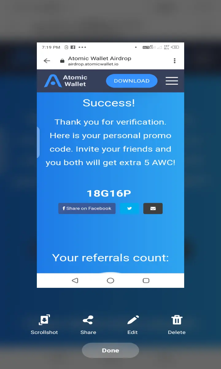 AWC Token Airdrop