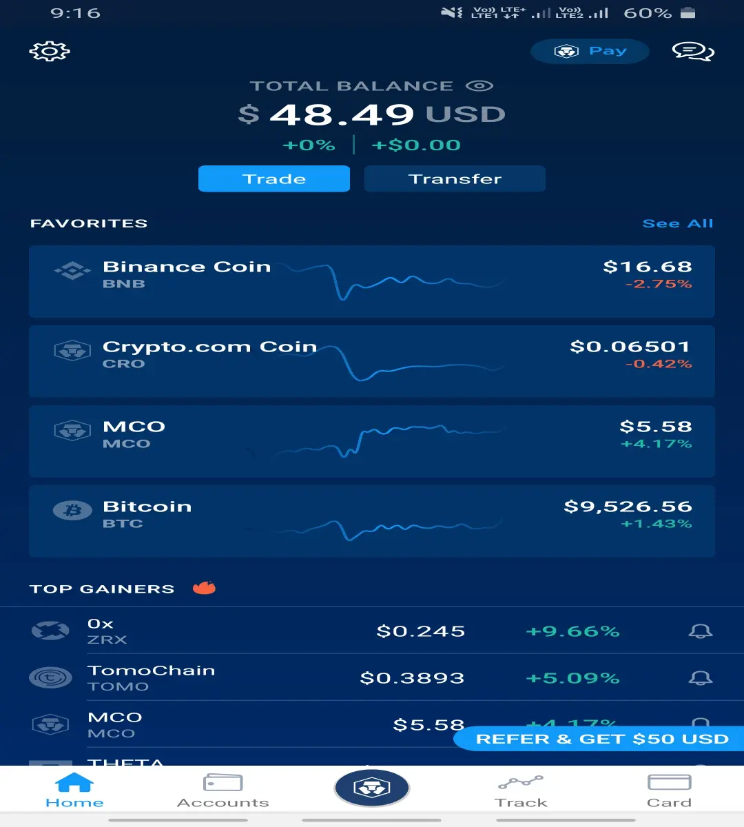 ACCOUNT BALANCE