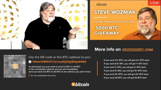 Bitcoin Live Scam