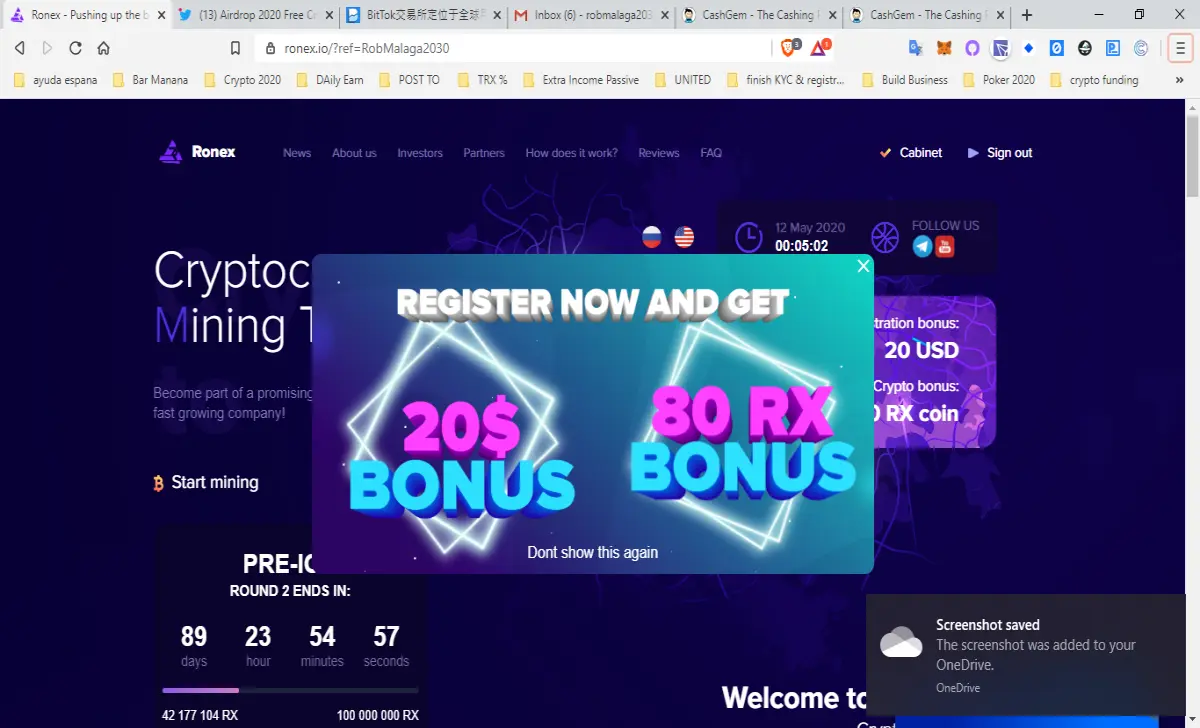 https://ronex.io/?ref=RobMalaga2030 #airdrop #new #may2020 #airdropalert #freetokens