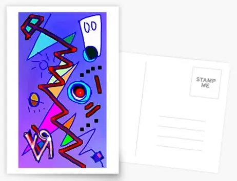 nothing in the midst of postcard by rfy