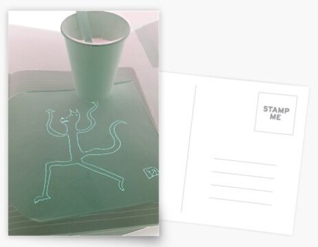 hey bud can you hold my coffee postcard by rfy