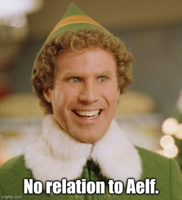 No relation to Aelf.
