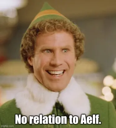 No relation to Aelf.