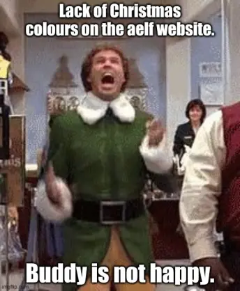 No Christmas colours = no.