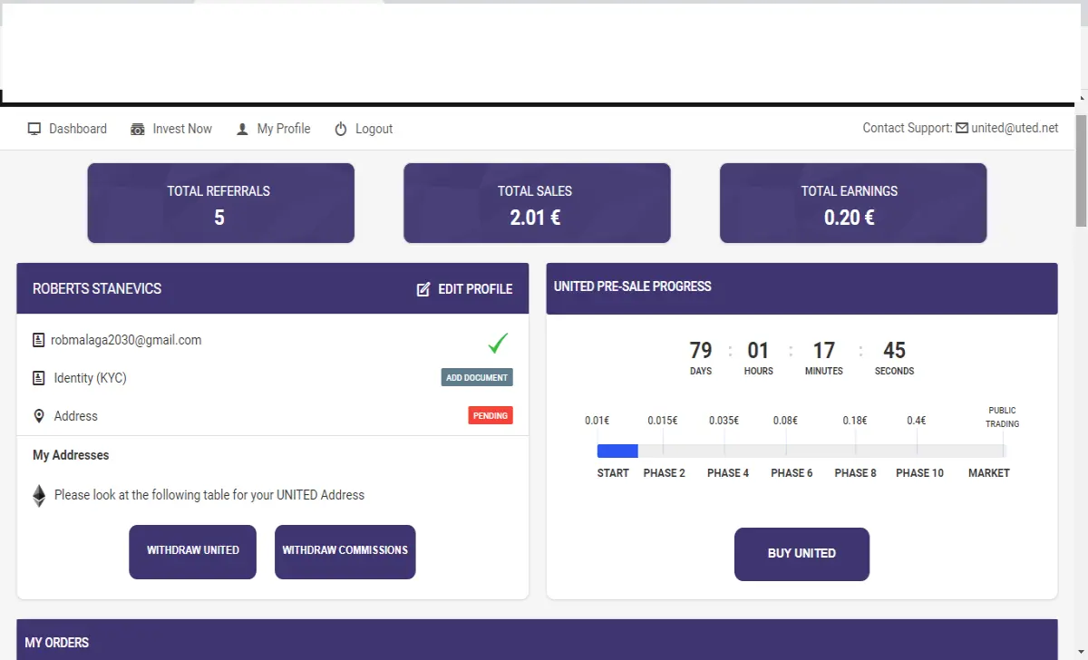 Best opportunity to earn money in May2020 #ETH Real Estate EARN BIG 1.Sign up -> http://uted.net 2. Use invite email 10%+5% -> robmalaga2030@gmail.com 3.Invest in #real #Estate 4.Get Paid instantly in ETH for your friends and network. 5.Withdraws daily! #earncrypto