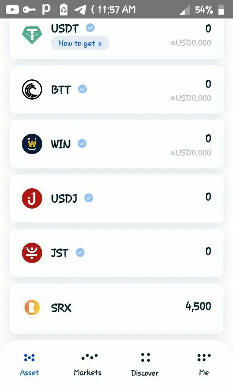 From Tron Wallet