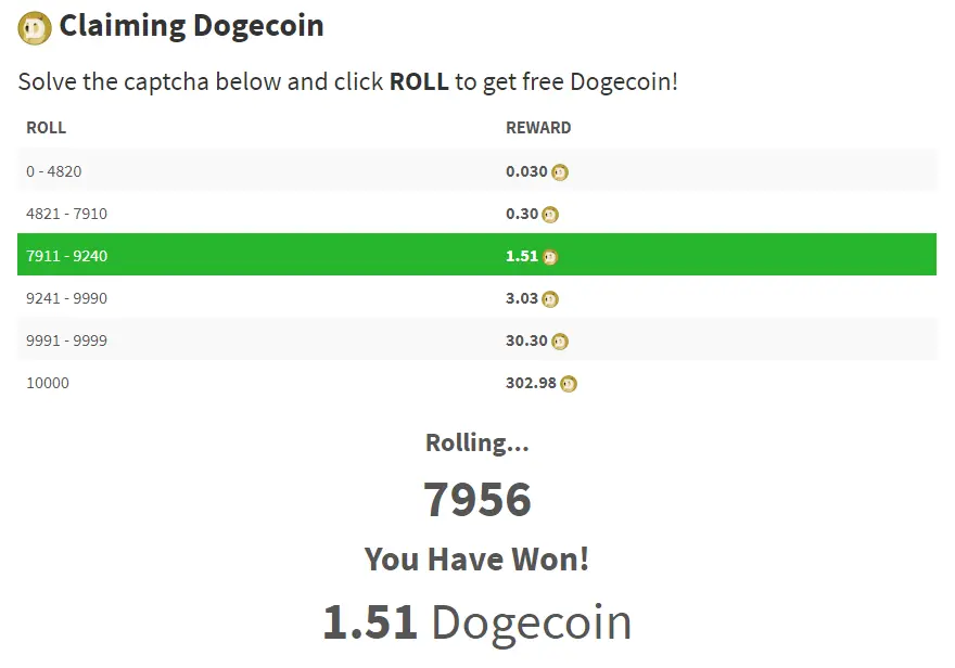 Gagner des Dogecoins