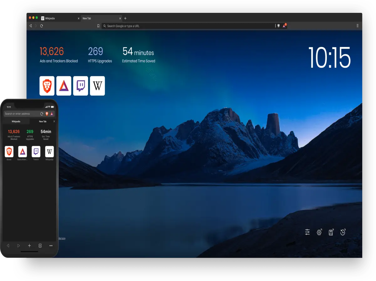 image of Brave Browser screencap