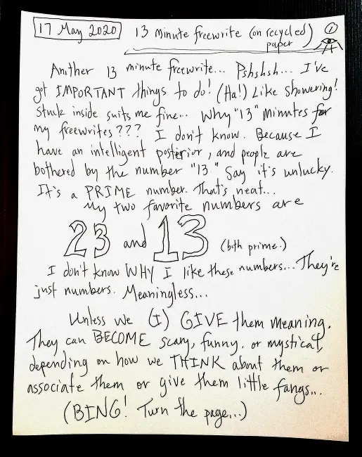 freewriting (17 may 2020) a by rfy
