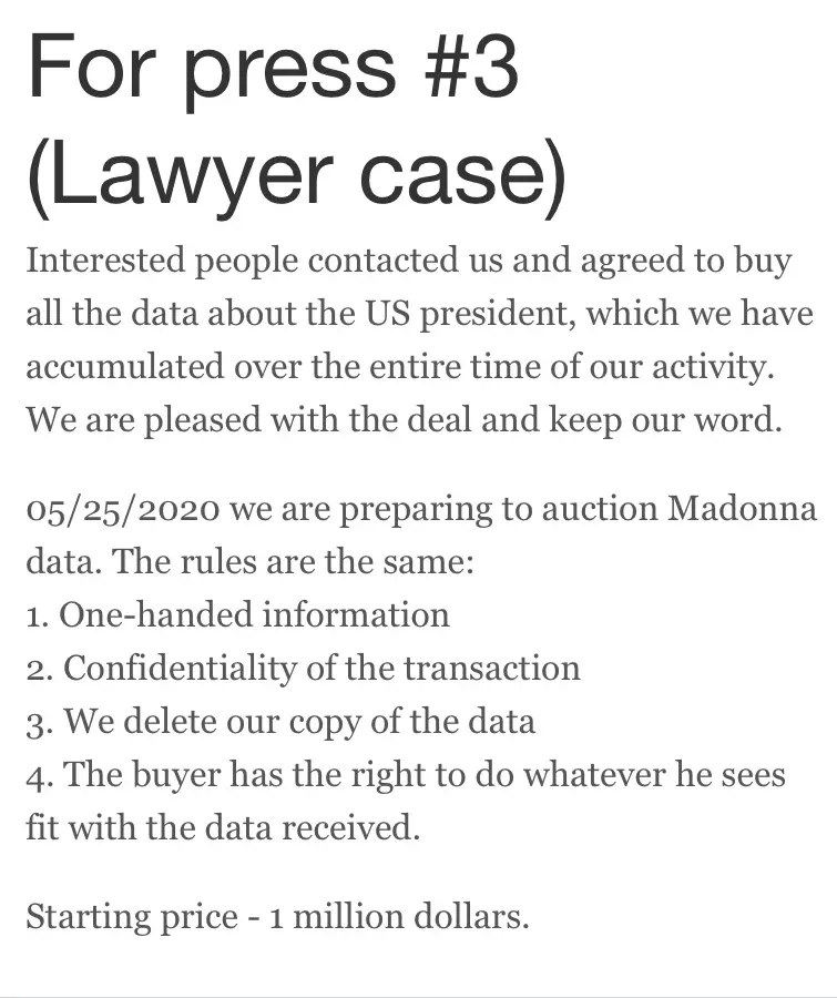 Darknet post