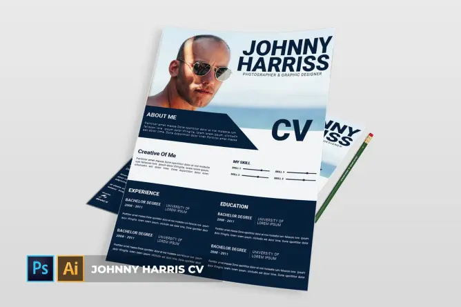 Johnnu Harriss | CV & Resume by Vunira