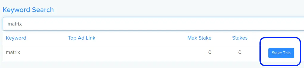 Presearch_Matrix