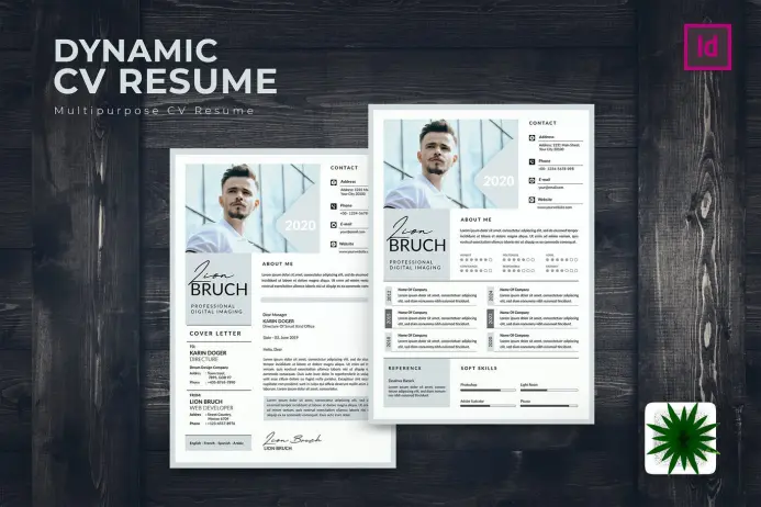Dynamic CV Resume by karkunstudio on Envato Elements