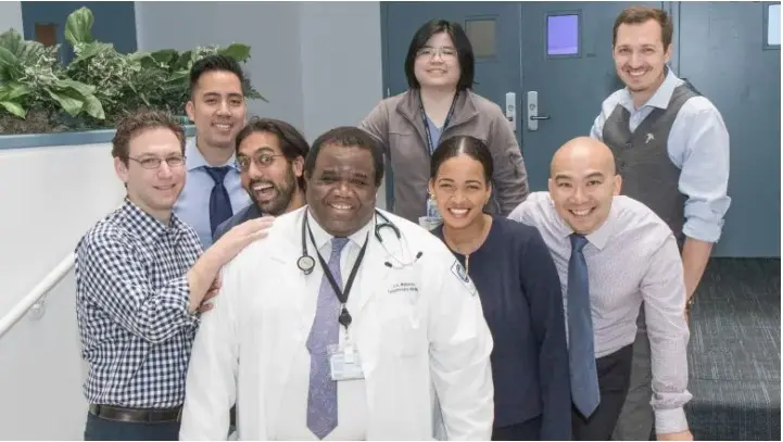 Dr. Mahoney with colleagues