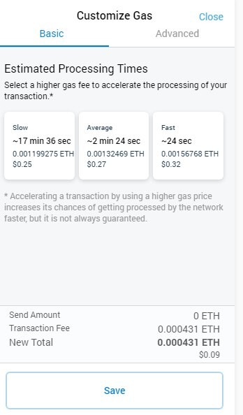 speed up metamask