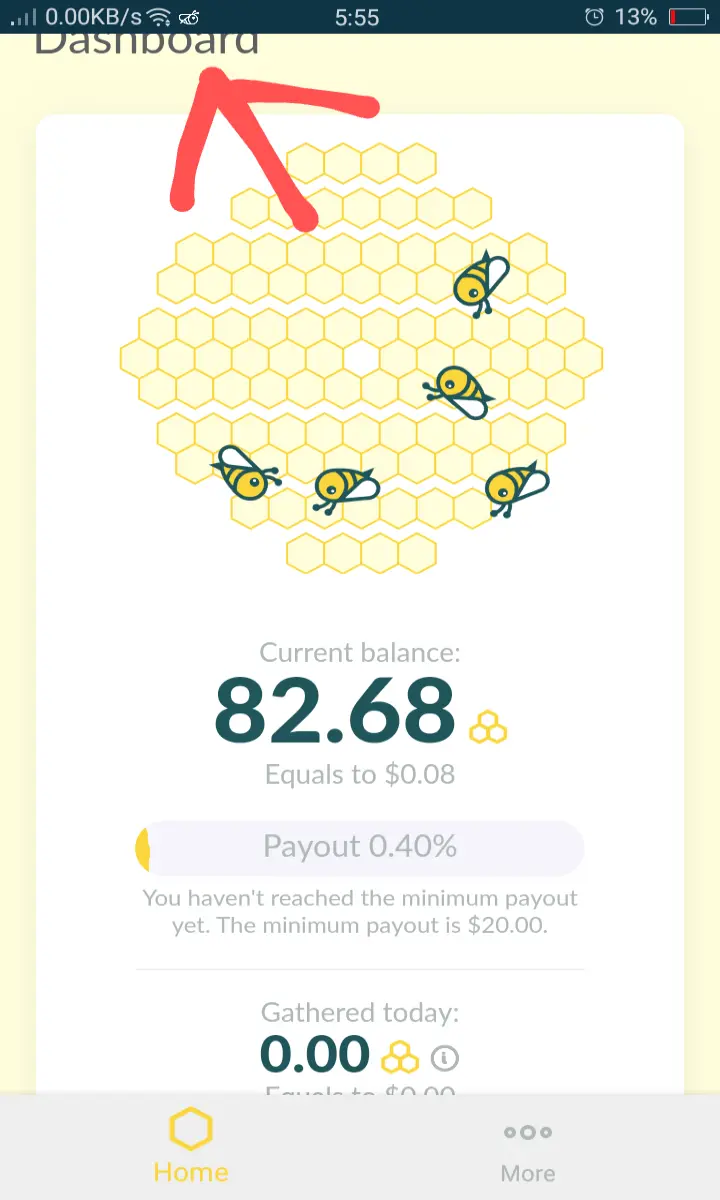Bee symbol in your mortification