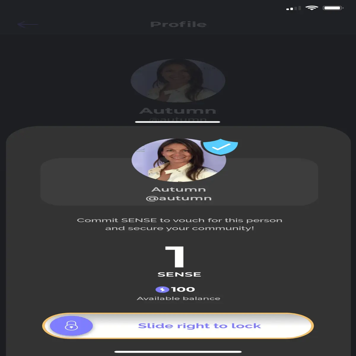 Vouch for User