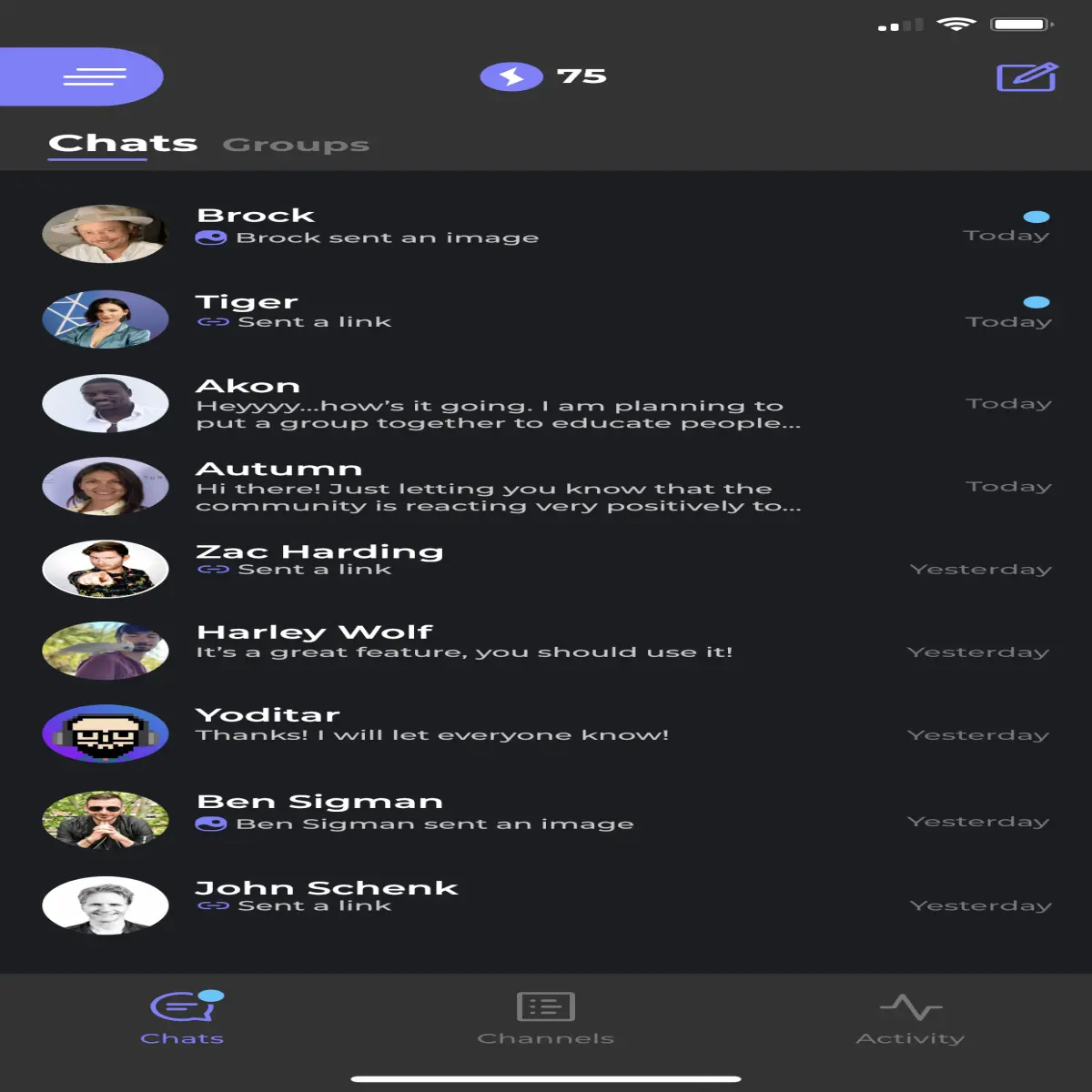 General SenseChat Interface