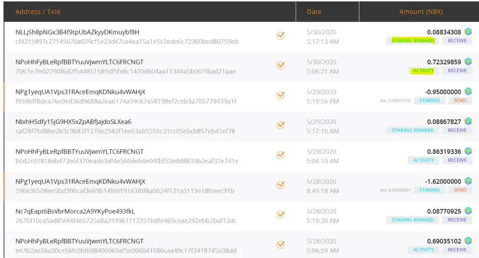 transactions