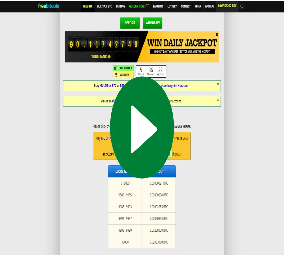 freebitcoin tutorial on lbry