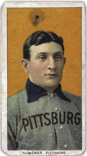 1909 Honus Wagner rookie card