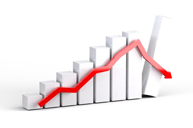 graph diagram recession