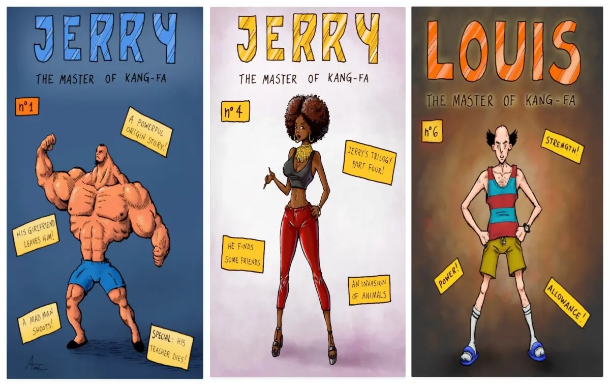 Jerry - the Master of Kang-Fa and Louis- the Master of Kang-Fa and