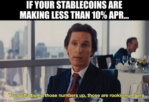 You gotta bump those numbers up