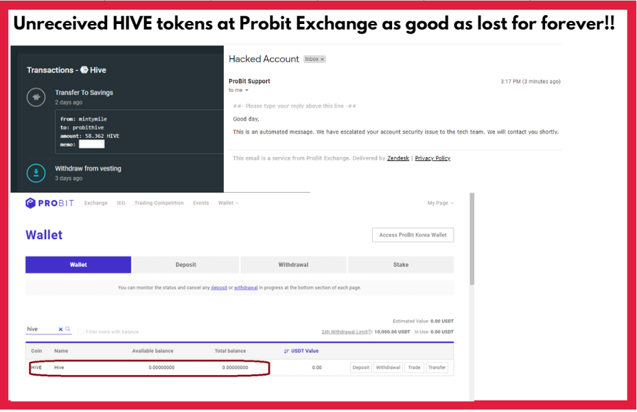 hive probit exchange