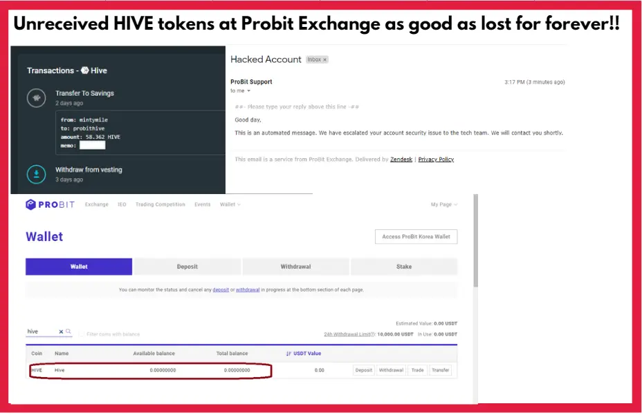 hive probit exchange