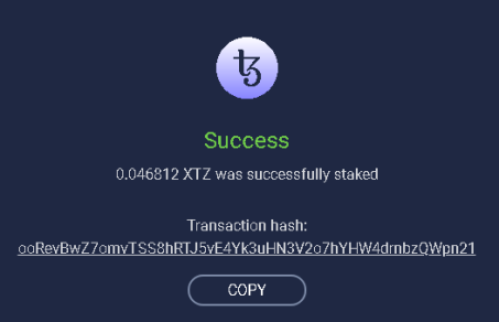 sucesso stake