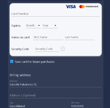 compra cartão