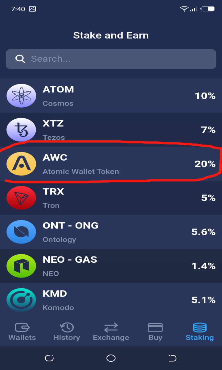 AWC Staking Tutorial