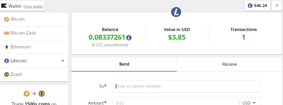 open bazaar wallets