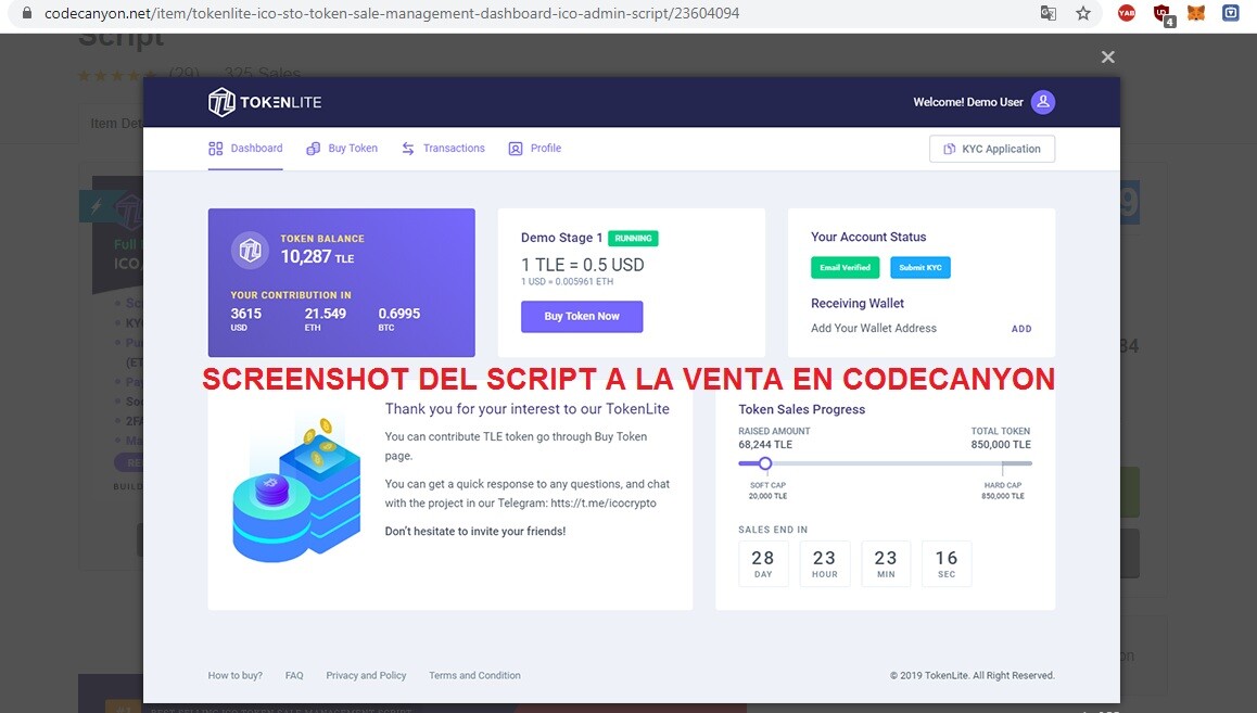 asi se encuentra a la venta