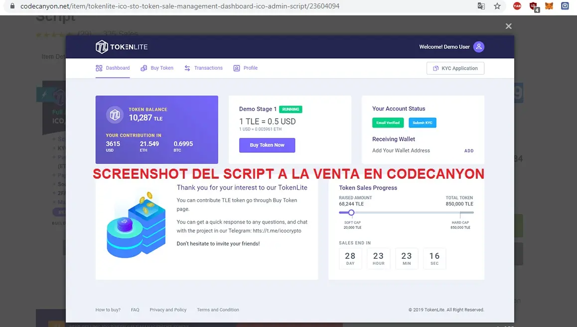 asi se encuentra a la venta