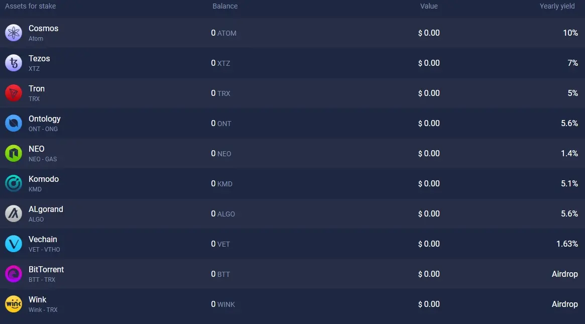 Atomic Staking