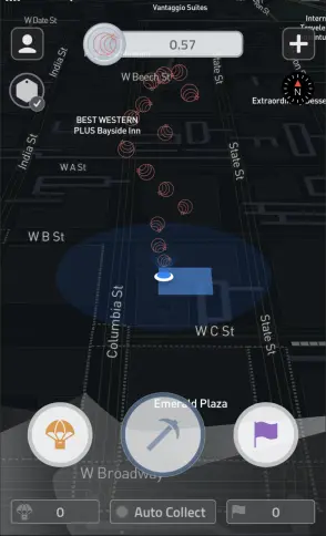Screenshot of the COIN app